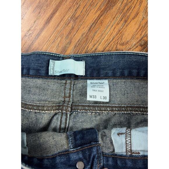 B18 Levis Vintage Silvertab True Boot Jeans Mens W33 L30 Y2K Skater Grunge Baggy - Picture 11 of 11